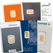 1 Gram Gold Bar – 999.9 Fine Gold | Investment Bullion