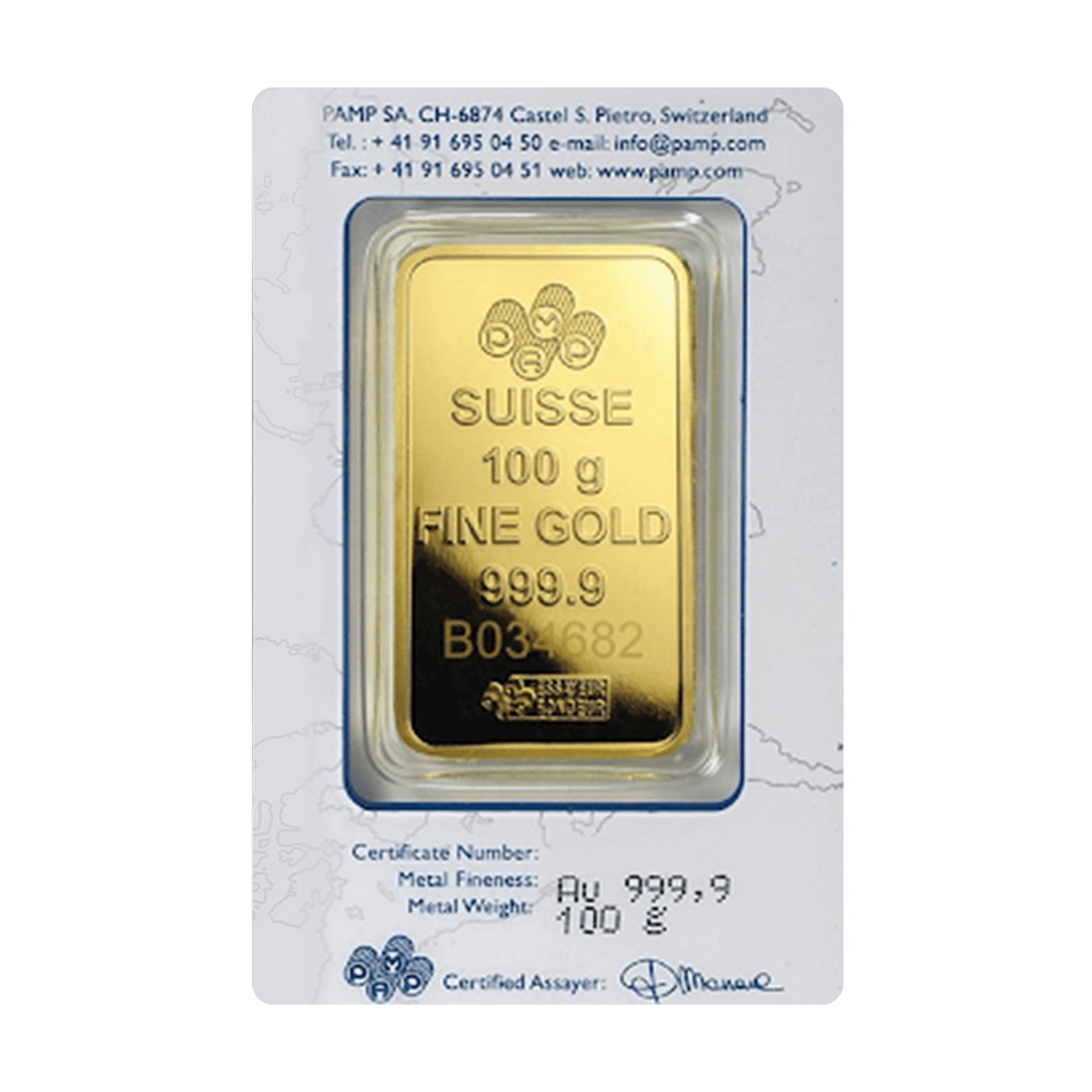 100 Gram Gold Bar – 999.9 Fine Gold Investment Bullion - Image 3
